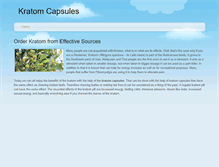 Tablet Screenshot of kratomcapsules.weebly.com