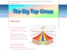 Tablet Screenshot of isbigtopcircus2011.weebly.com