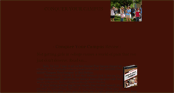 Desktop Screenshot of conqueryourcampus.weebly.com