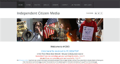 Desktop Screenshot of independentcitizenmedia.weebly.com