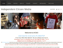 Tablet Screenshot of independentcitizenmedia.weebly.com