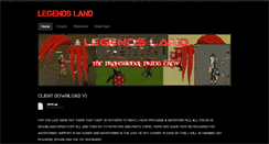 Desktop Screenshot of legends-land.weebly.com
