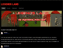 Tablet Screenshot of legends-land.weebly.com