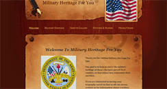 Desktop Screenshot of militaryheritage.weebly.com