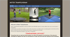 Desktop Screenshot of mistertrampolineman.weebly.com