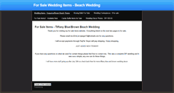 Desktop Screenshot of beachweddingturquoisebrown.weebly.com