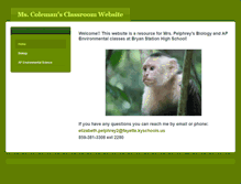 Tablet Screenshot of coleman-biology.weebly.com