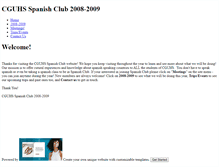 Tablet Screenshot of cgspanishclub.weebly.com