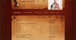 Desktop Screenshot of leancientwarriors.weebly.com