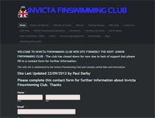 Tablet Screenshot of kentjuniorfinswimming.weebly.com