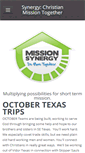 Mobile Screenshot of missionsynergy.weebly.com