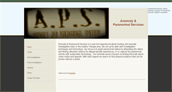 Desktop Screenshot of anomalyparanormal.weebly.com