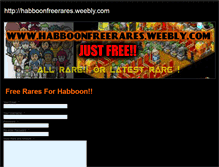 Tablet Screenshot of habboonfreerares.weebly.com
