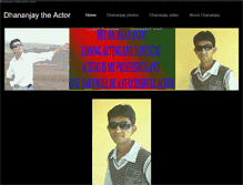 Tablet Screenshot of dhananjaytheactor.weebly.com