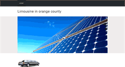 Desktop Screenshot of limousineinorangecounty.weebly.com