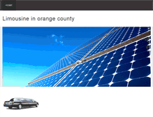 Tablet Screenshot of limousineinorangecounty.weebly.com