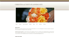 Desktop Screenshot of christinatonyplanning.weebly.com