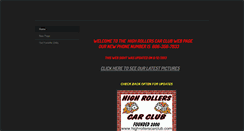 Desktop Screenshot of highrollerscarclub.weebly.com