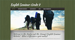 Desktop Screenshot of howardenglishseminar.weebly.com