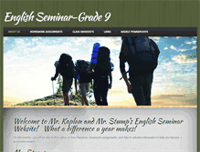 Tablet Screenshot of howardenglishseminar.weebly.com