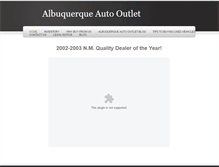 Tablet Screenshot of abqautooutletnm.weebly.com
