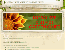 Tablet Screenshot of gardenclubs.weebly.com