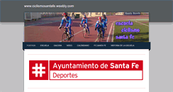 Desktop Screenshot of ciclismosantafe.weebly.com