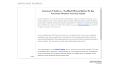 Desktop Screenshot of howtogetanamericanipaddress.weebly.com