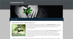 Desktop Screenshot of growingbonsaitree.weebly.com