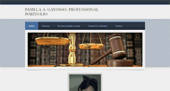 Desktop Screenshot of pamelagayosso.weebly.com