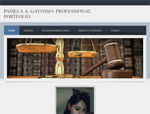 Tablet Screenshot of pamelagayosso.weebly.com