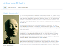 Tablet Screenshot of animatronicrobotics.weebly.com