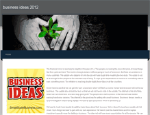 Tablet Screenshot of businessideas2012.weebly.com