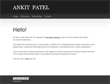 Tablet Screenshot of ankit-patel.weebly.com