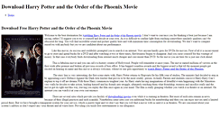 Desktop Screenshot of downloadharrypotterandtheorderofthephoenix.weebly.com