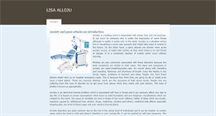 Desktop Screenshot of lisaalloju.weebly.com