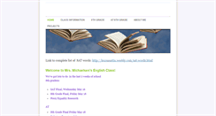 Desktop Screenshot of michaelsenenglish.weebly.com