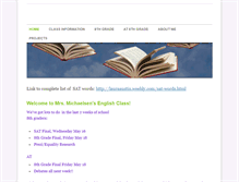 Tablet Screenshot of michaelsenenglish.weebly.com