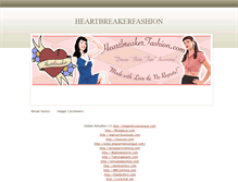 Tablet Screenshot of heartbreakerfashion.weebly.com