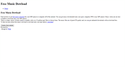 Desktop Screenshot of freemusicdowload.weebly.com