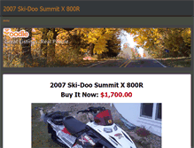 Tablet Screenshot of 2007ski-doosummitx800r.weebly.com