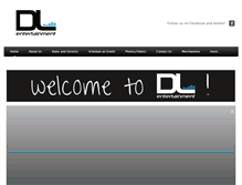 Tablet Screenshot of dlentertainment.weebly.com