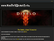 Tablet Screenshot of maxoutdiablo3.weebly.com