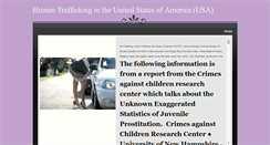 Desktop Screenshot of humantraffickingintheusa.weebly.com
