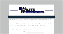 Desktop Screenshot of ihmupdate.weebly.com