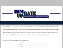 Tablet Screenshot of ihmupdate.weebly.com