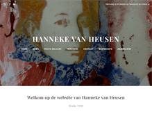 Tablet Screenshot of hannekevanheusen.weebly.com