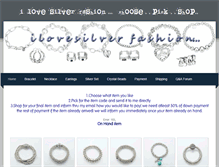 Tablet Screenshot of ilovesilverfashion.weebly.com