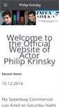 Mobile Screenshot of philipkrinsky.weebly.com