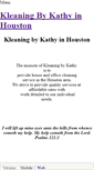 Mobile Screenshot of kleaningbykathyhouston.weebly.com